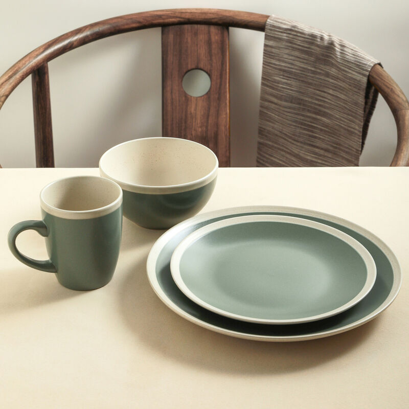 Stone Lain Serenity Stoneware 32 Piece Dinnerware Set