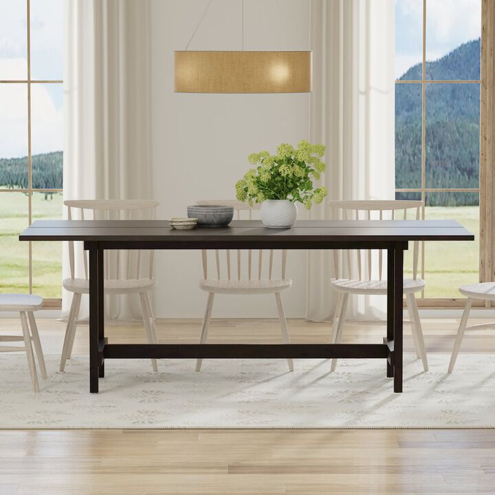 Jaslyn Split Top Dining Table - Walnut