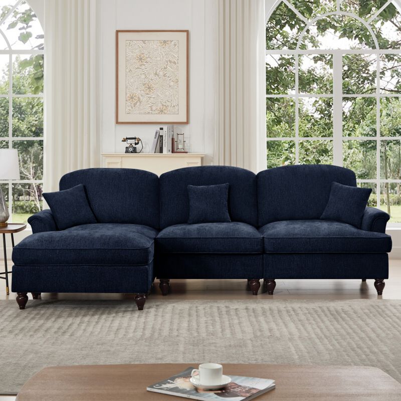Kaxnir Mid-Century Modern L-Shaped Sectional image number 2