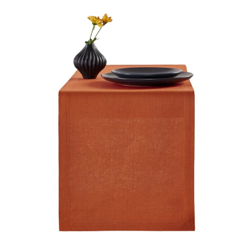 Solino Home Diana 100% Linen Table Runner &ndash; Handcrafted, Machine Washable, Perfect for Holiday and Everyday Dining