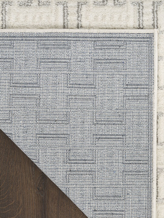 Nordic NRC01 Ivory/Gray 8' x 10' Rug