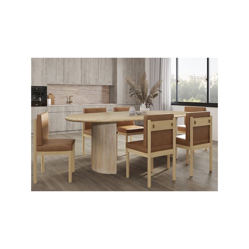 Aniston 92.5" Oval Dining Table