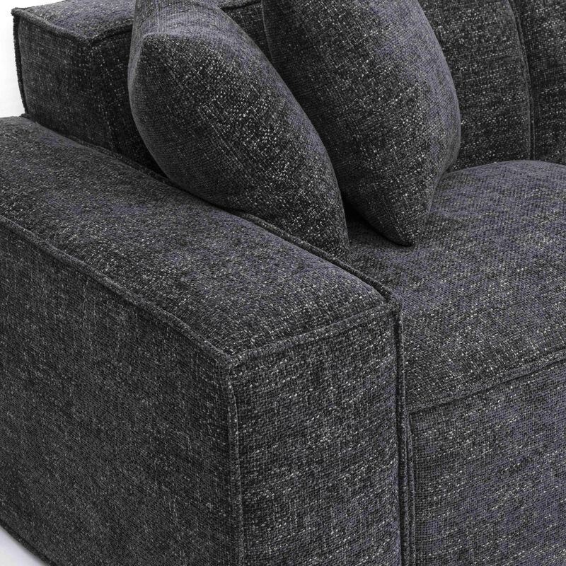 Mindy Chenille Basketweave Modular Sectional image number 4
