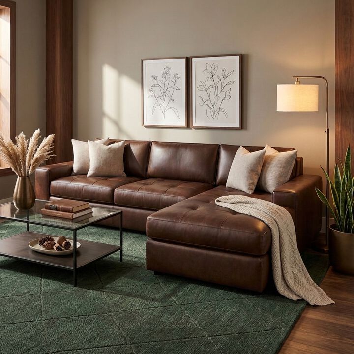 Nest Leather Sectional