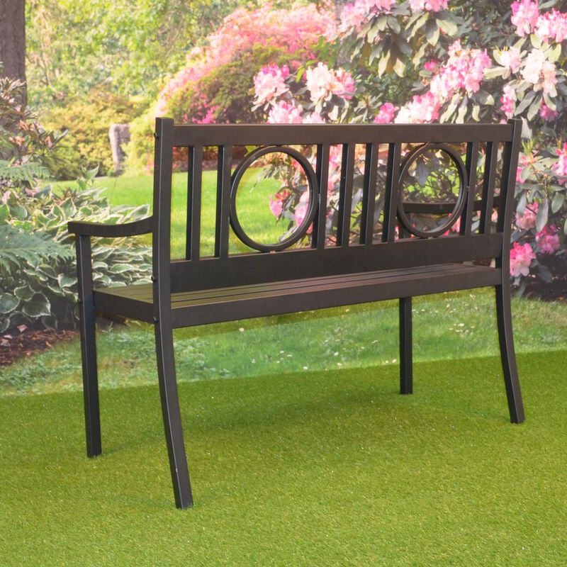 Carolina Living Gramercy Outdoor Bench - Black