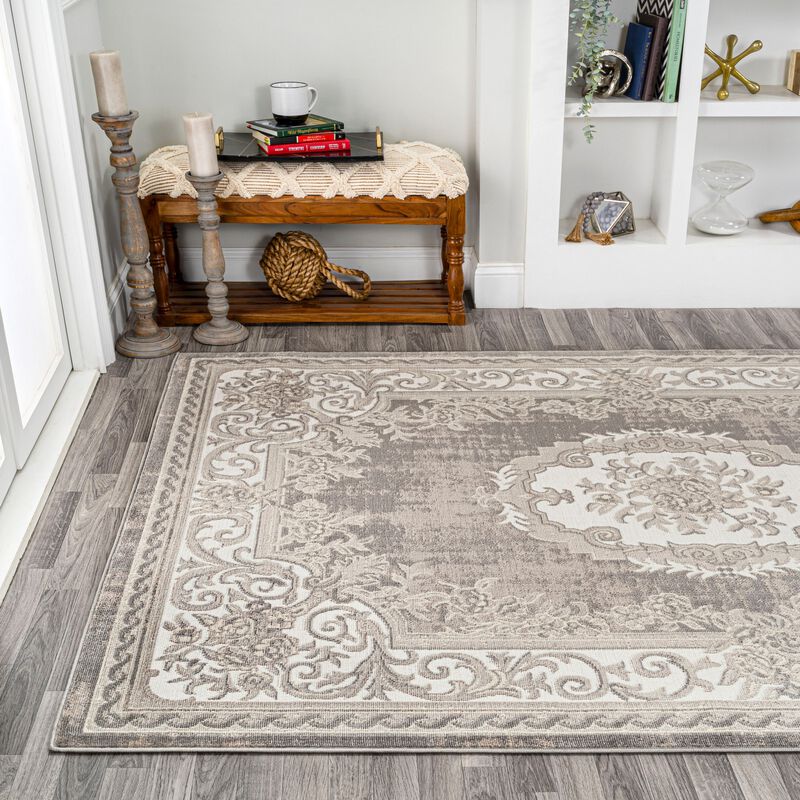 Rosalia Cottage Medallion Area Rug