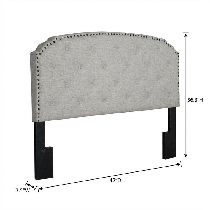 FurniFact Upholstered Twin Headboard with Soft Fabric and Durable Frame