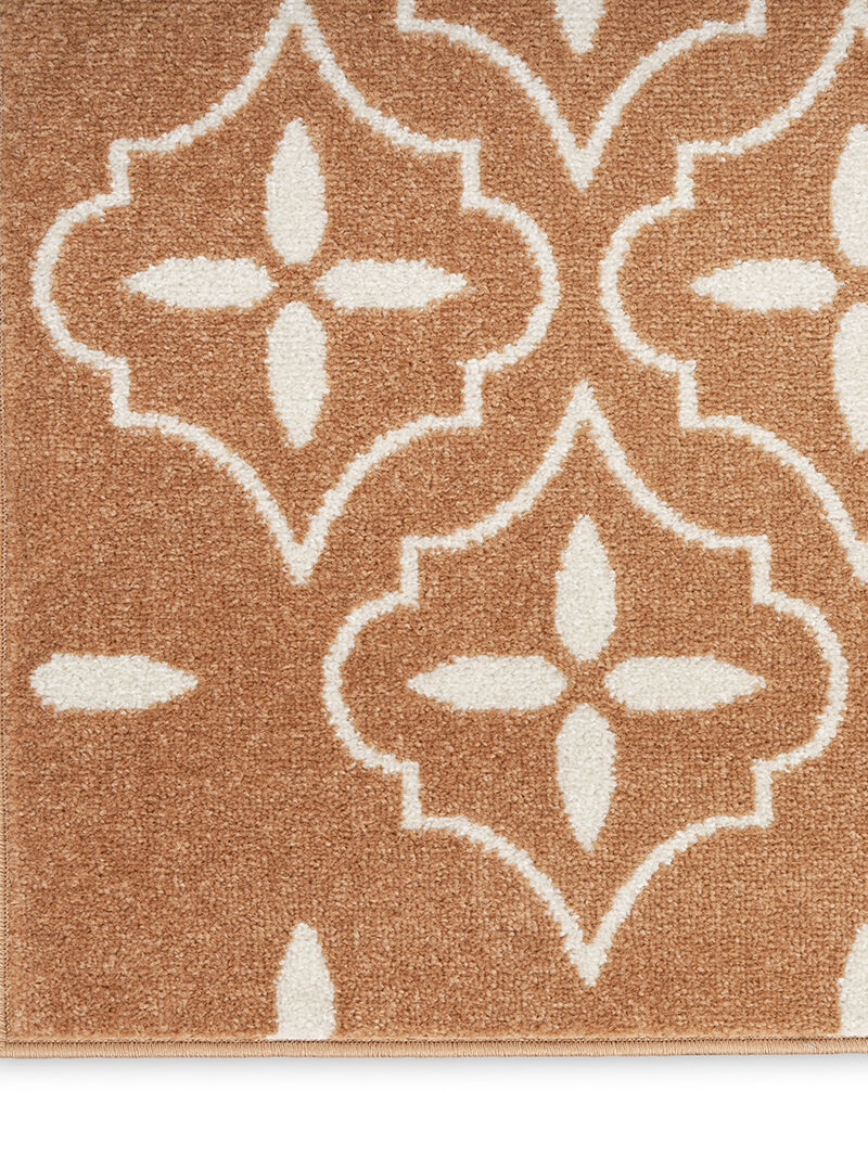 Nourison Essentials NRE04 Copper 2'2" x 7'6" Rug image number 5