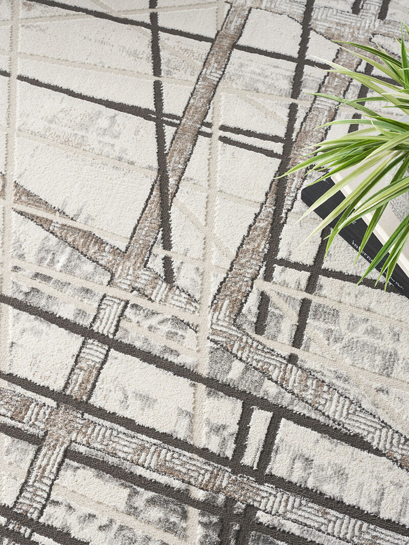 Desire DSR03 Gray/Silver 9' x 12' Rug