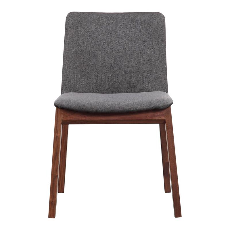Moe's Home Collection Deco Dining Chair Grey-Set Of Two