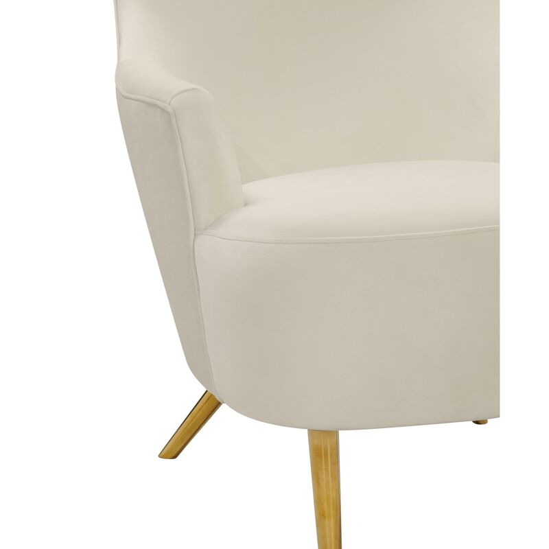 Casafoyer Julia Cream Wingback Chair image number 3