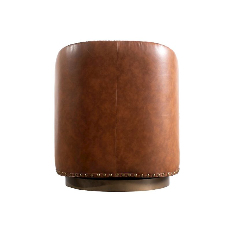 Flash Furniture Barrel Accent Chair, Brown image number 2