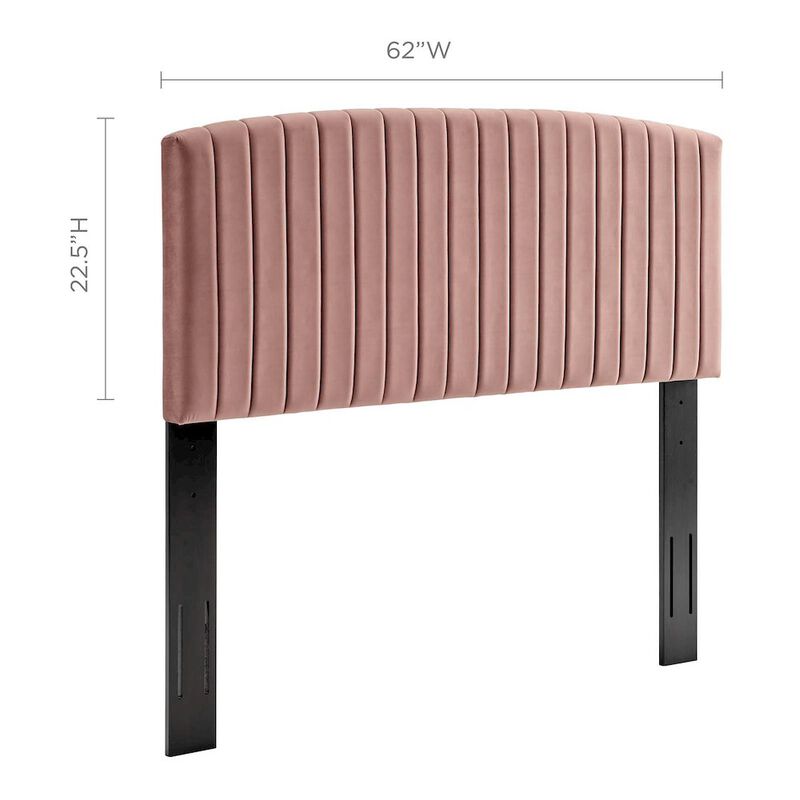 Rebecca Performance Velvet Full / Queen Headboard image number 1