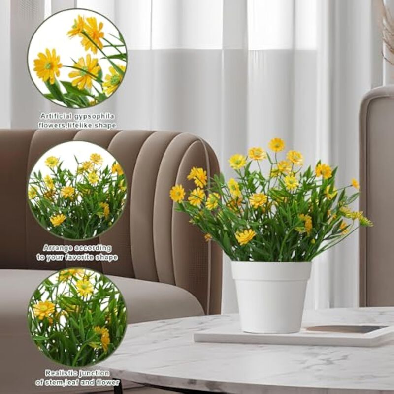 40 Piece Green Artificial Hanging Flowers Wedding Centerpiece Decor image number 3