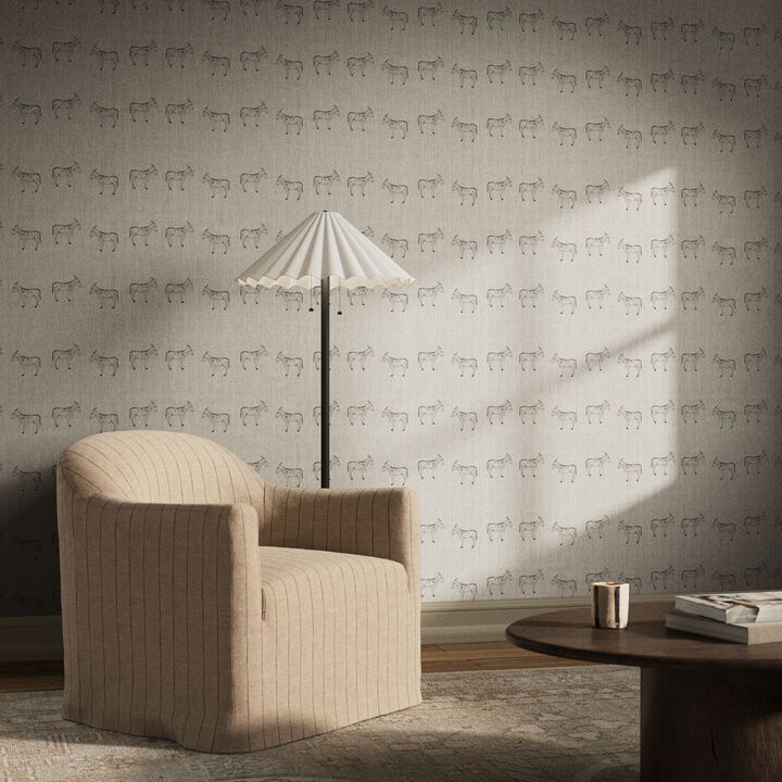 Burros Wallpaper by Paul Meyer - Burros Grey I