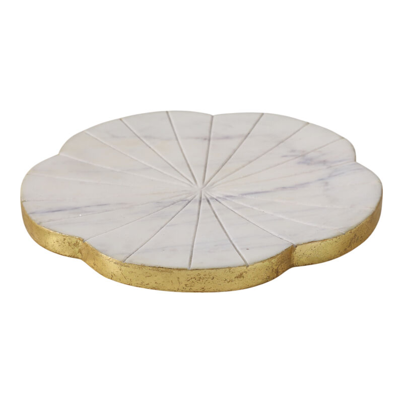 8x8 Marble Flower Tray image number 0