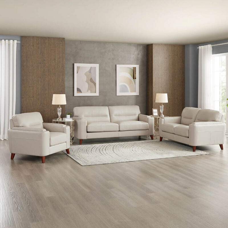 Elm Top Grain Leather Chair