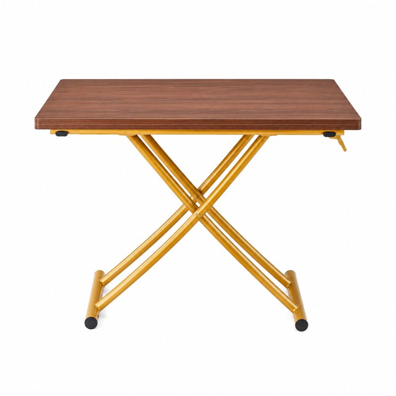 GOODSILO Multifunctional Adjustable Height Lifting Table Foldable Desktop for Home Office Dining Coffee Dressing Space Saving image number 0