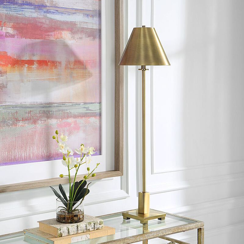 Uttermost Pilot Brass Buffet Lamp image number 2