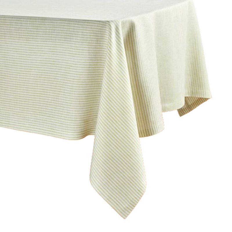 Solino Home 100% Pure Linen Tablecloth - Narrow Stripe