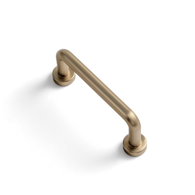 Goo-Ki 6 Pack 2 1/2"" Center to Center Champagne Bronze Modern Cabinet Pulls Solid Contemporary Home Improvement Hardware Drawer