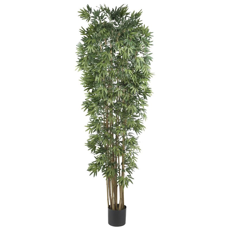 Hivvago 7 Feet Bamboo Japanica Silk Tree