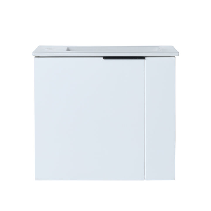 TATEUS Floating Bathroom Vanity with 22 Inch Sink