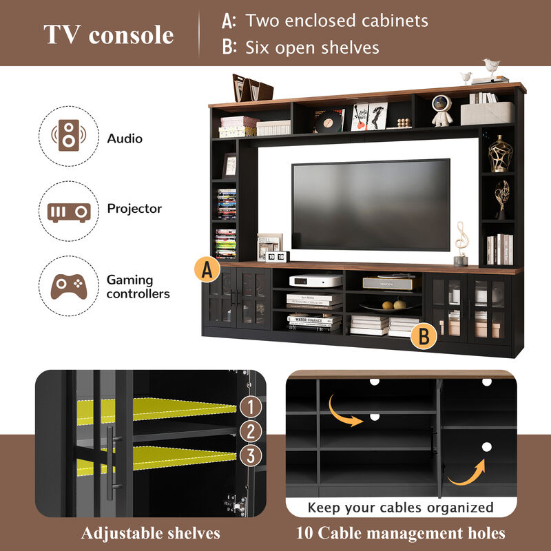 Mukjur Wall Unit TV stand image number 6