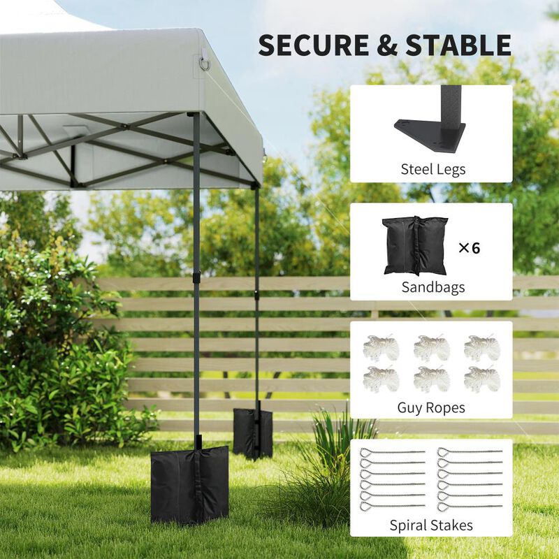 Hivvago Heavy Duty 10x20 Pop Up Tent image number 5