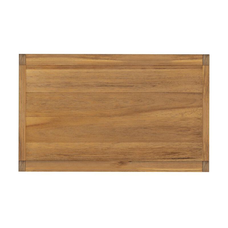 Butler Specialty Lark Natural 2 Drawer Wide Nightstand, Light Brown