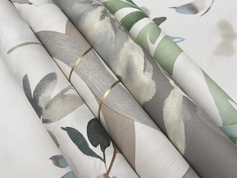 Linden Flower Soft Neutral Peel & Stick Wallpaper (Double Roll) image number 7