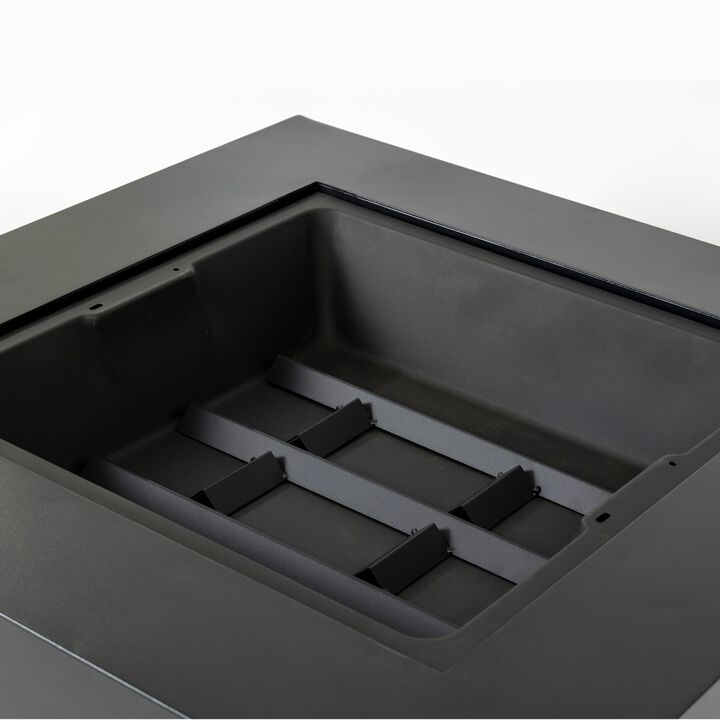 Mondawe 36 Inch Iron Fire Pit Table,Portable Wood-Burning Stove