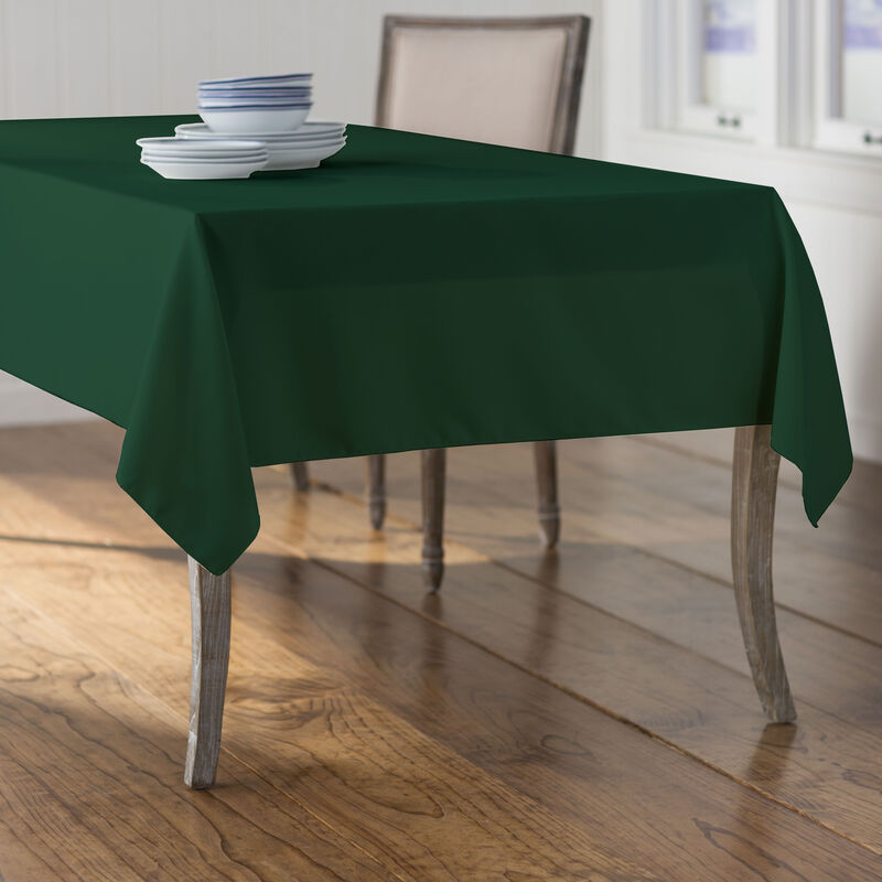 Durable Polyester Poplin Tablecloth Rectangular Shape for Kitchen and Dining Use image number 1