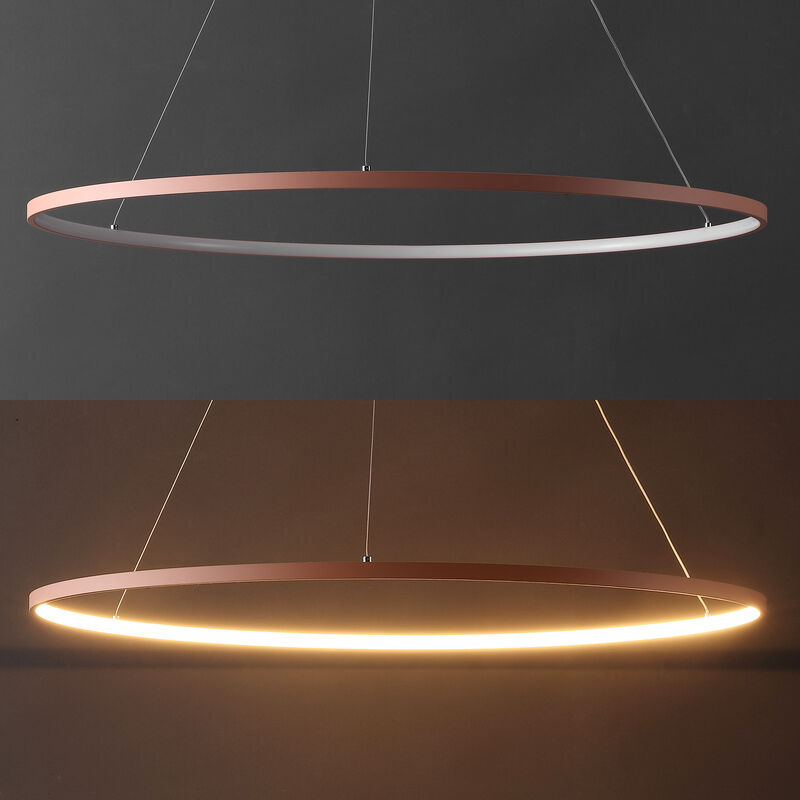 Brice Modern Contemporary Metal Round Dimmable Integrated LED Pendant image number 4