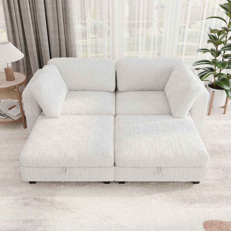 TATEUS  Sleeper Sectional Sofa Set image number 2