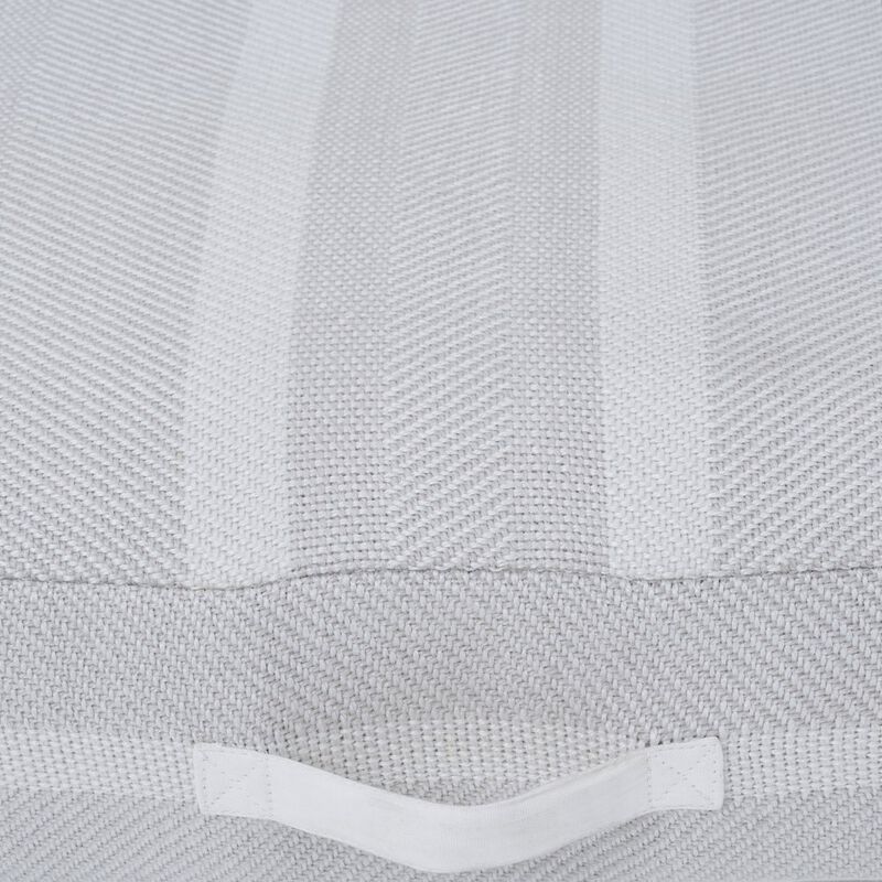 Renwil Rousseau Floor Pouf In Grey Color