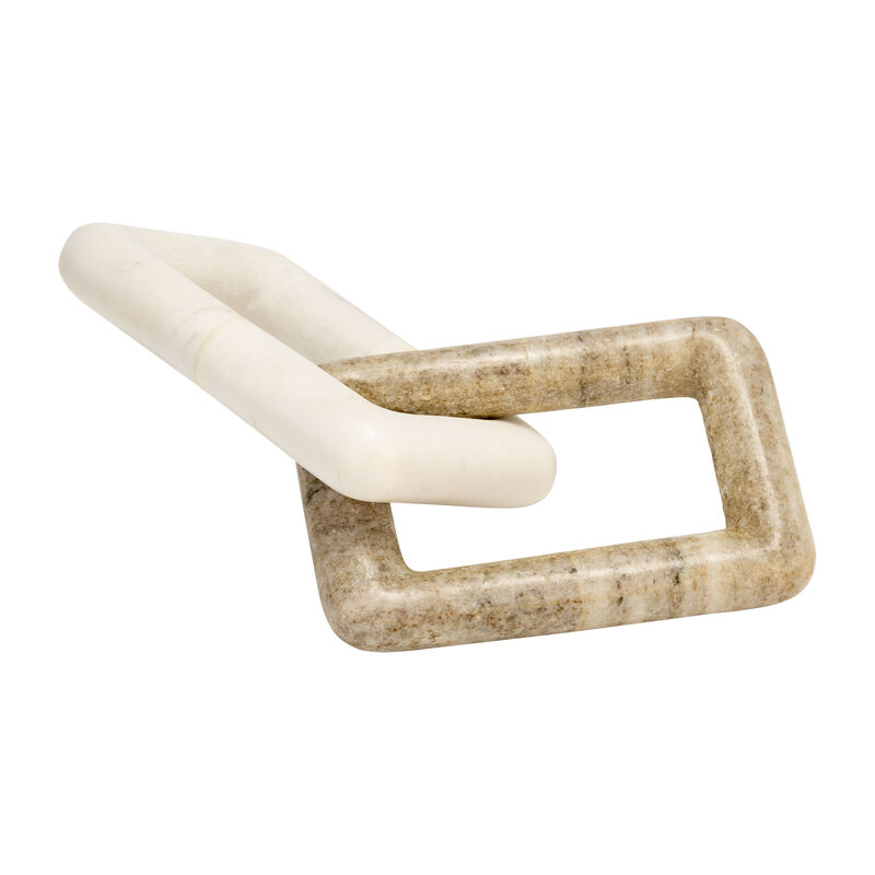 10x4 2 Marble Square Links image number 1