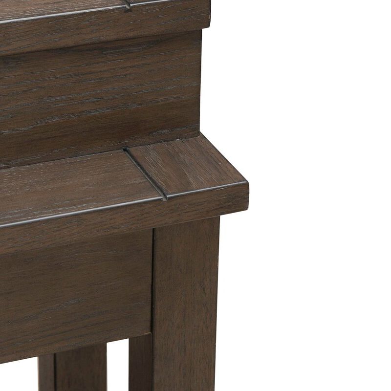 Liberty Furniture Console Bar Table with Charging Station - Satin Espresso image number 7