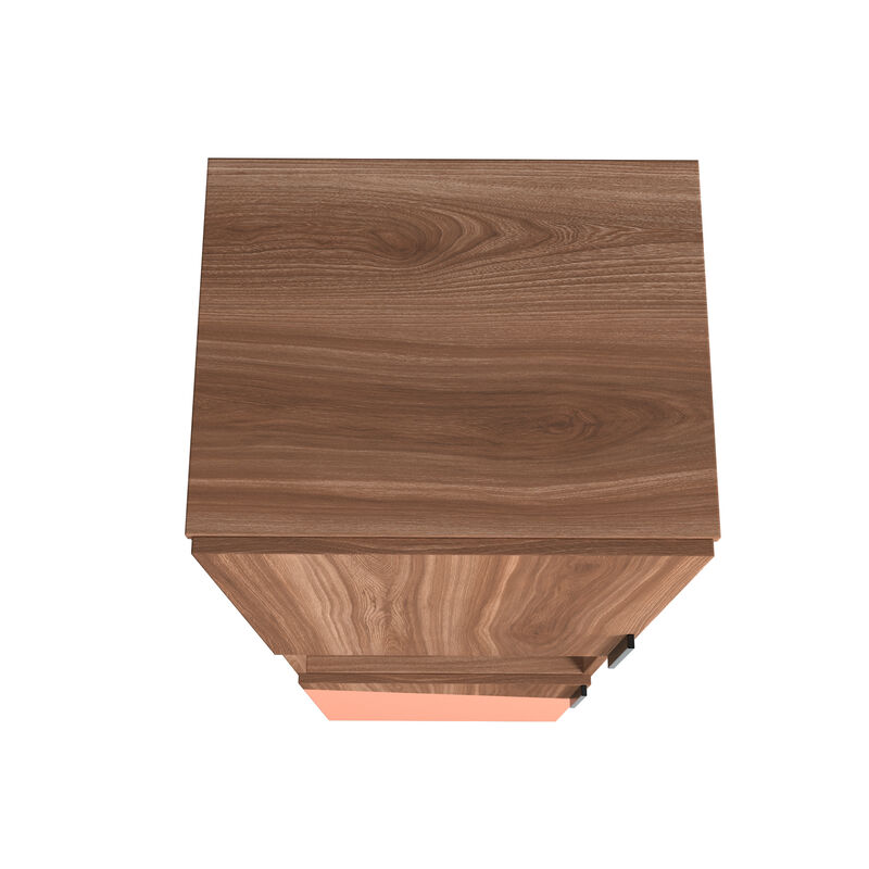 Beekman Brown and Pink Bookcase