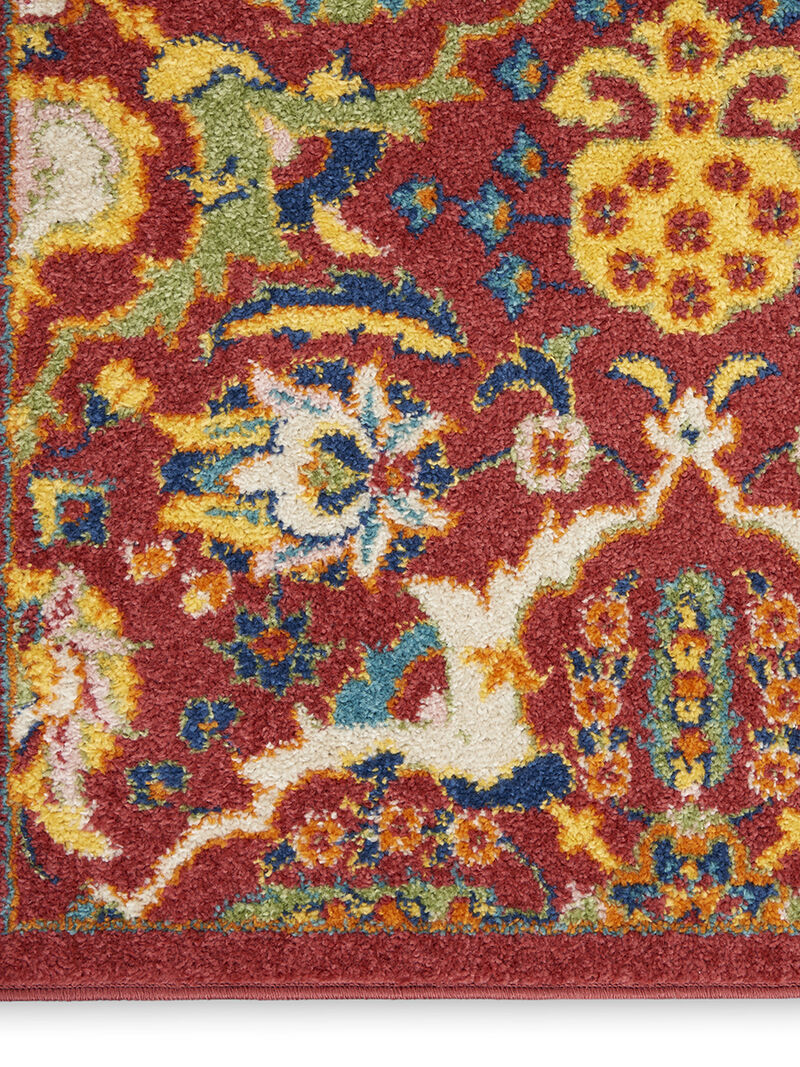 Allur ALR03 Red/Multicolor 9' x 12' Rug