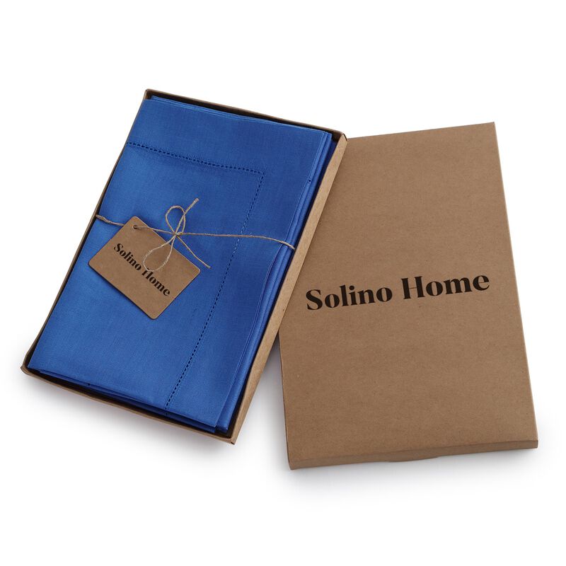 Linen Dinner Napkins - Classic Hemstitch