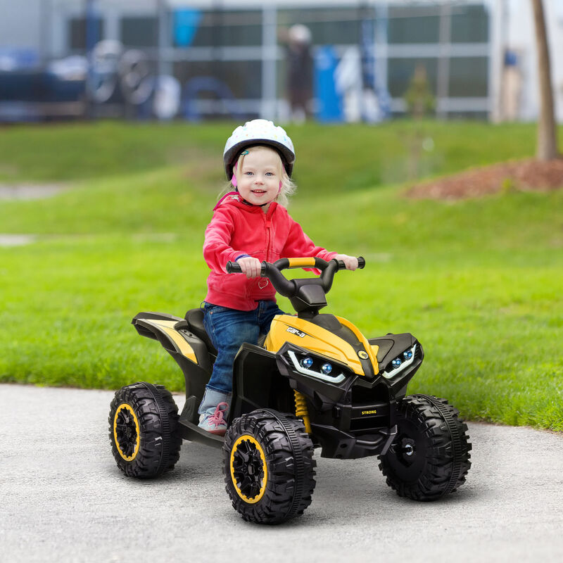 BreeBe Kids Battery Powered ATV Quad with Forward and Reverse image number 1