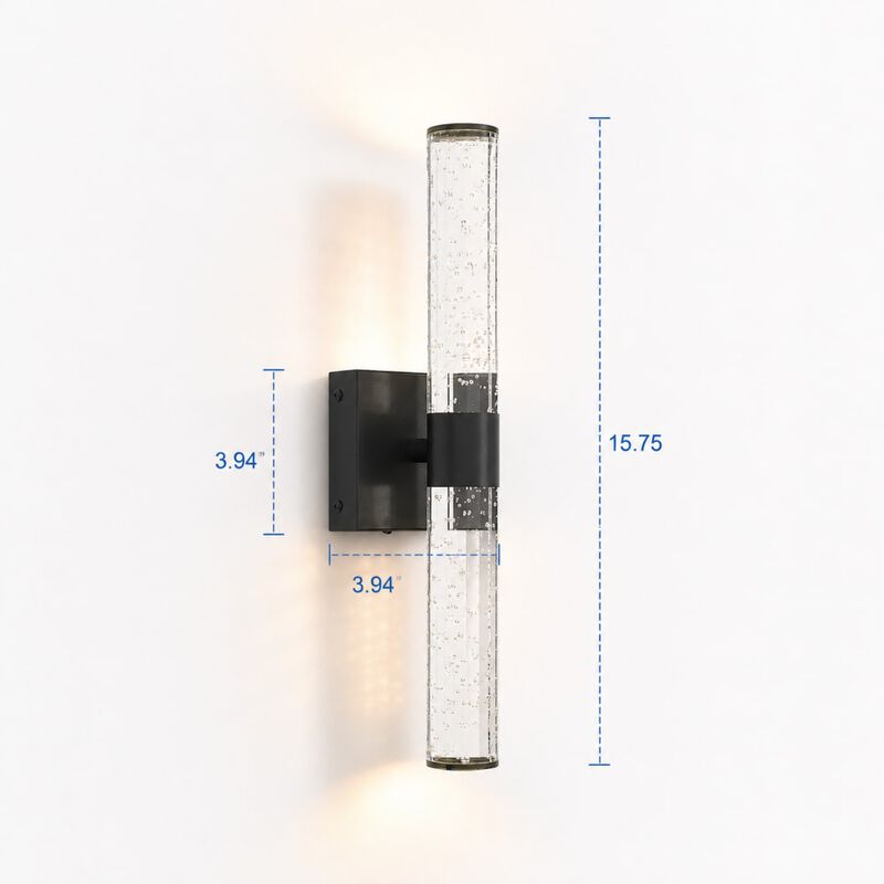 ELEMENT ACE 2 Sets Modern Dimmable LED Bathroom Vanity Wall Light Fixtures Over Mirror Suitable for Kitchen, Hallway, Bedroom, Dining Room and Art Display image number 1