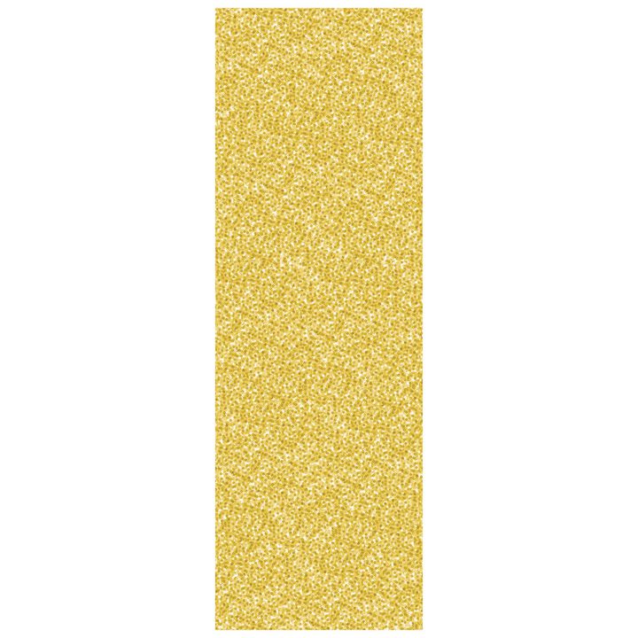16" Yellow Sequined Covered Tablecover