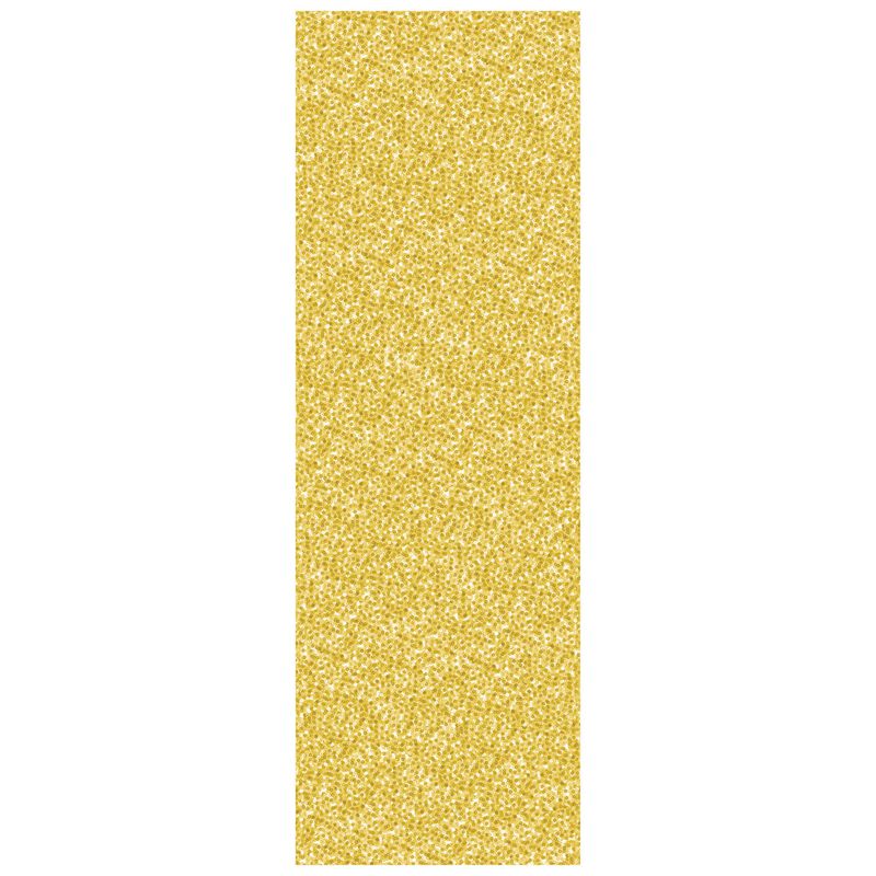 16" Yellow Sequined Covered Tablecover