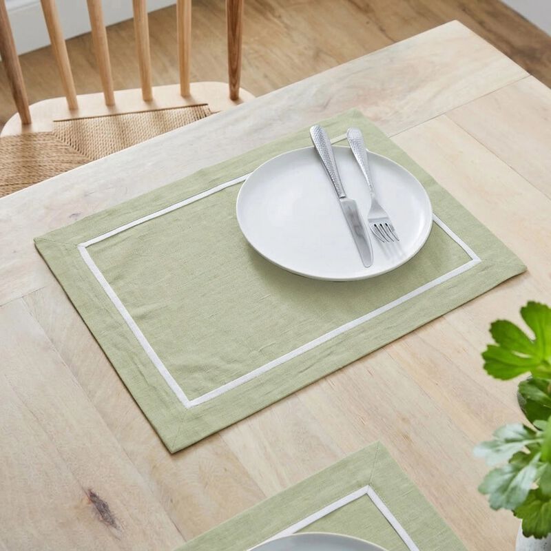Linen Placemats Set of 4 image number 3