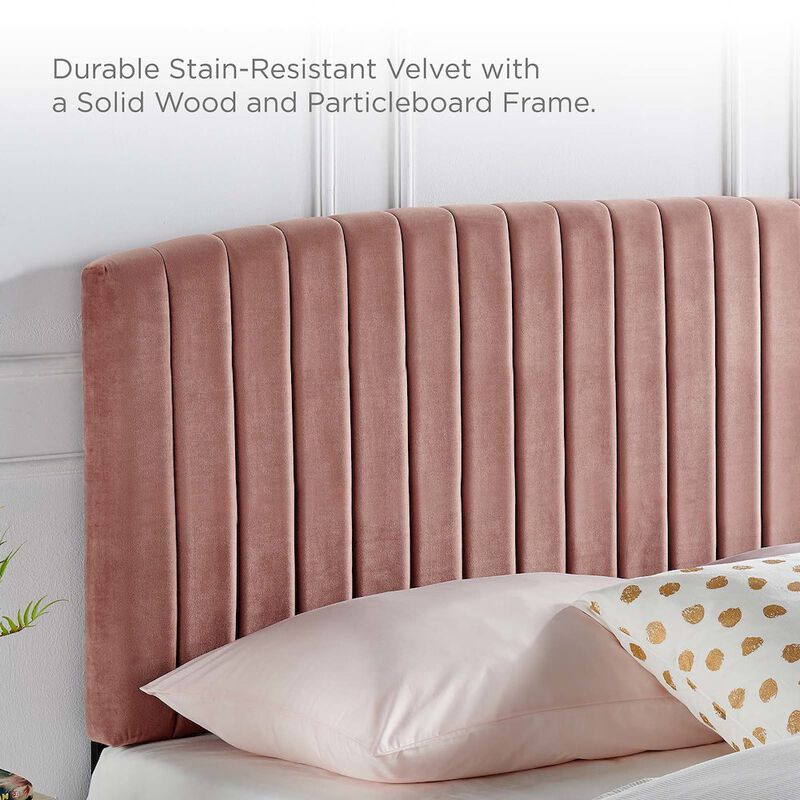 Rebecca Performance Velvet Full / Queen Headboard image number 7