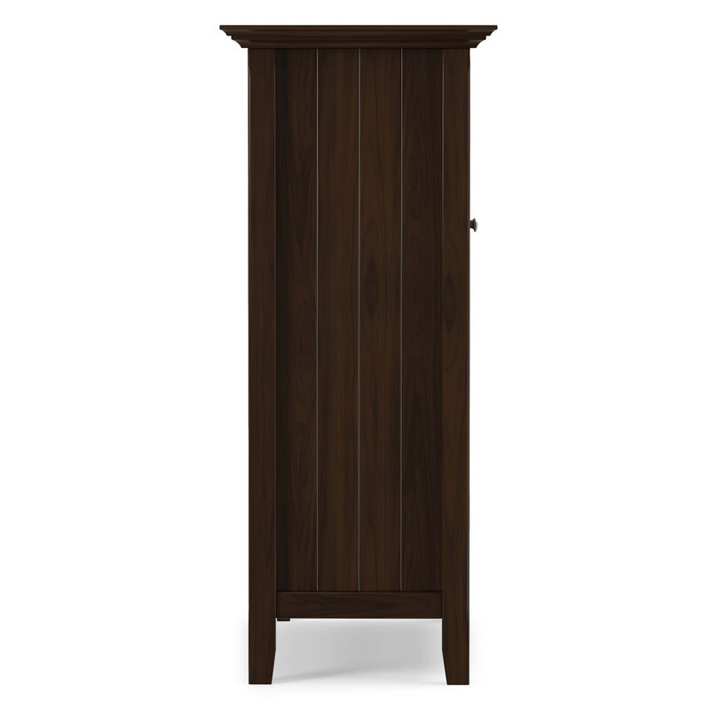 Bedford SOLID WOOD 39 inch Wide Transitional Medium Storage Cabinet in Dark Tobacco Brown image number 5
