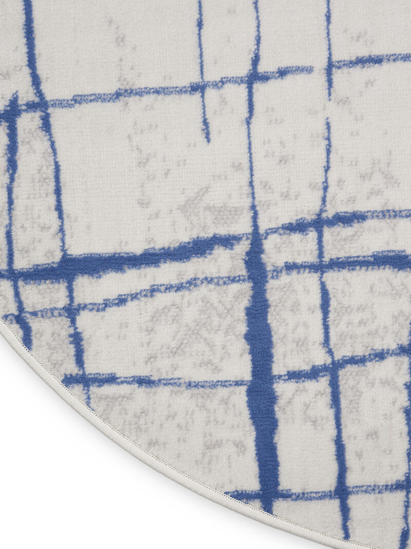 Whimsicle WHS09 Ivory/Blue 8'4" x 11'6" Rug image number 3