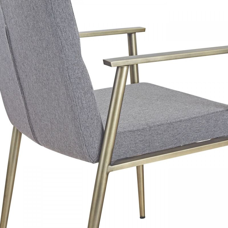 Upholstered Contemporary Dining Chair with Durable Frame
